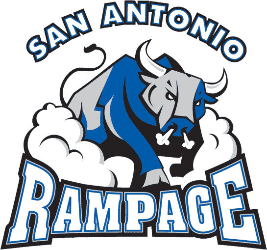 San Antonio Rampage 2002 03-2005 06 Primary Logo decal supplier